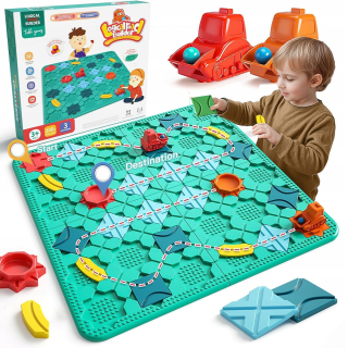 NÁSLEDNÁ LOGICKÁ HRA BLOKOVANIE PUZZLE DOSKY VZDELÁVACIE HRAČKY NA STAVBA CEST